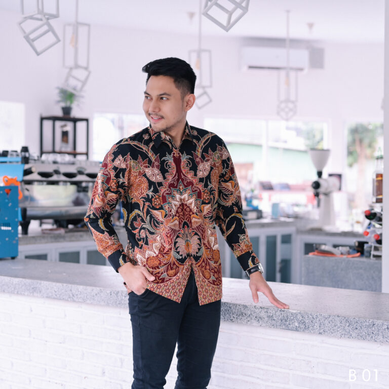 Kemeja Batik Katun Baturaden Lengan Panjang - Batik Kiyyara